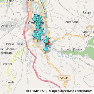 Mappa Via Spirito Santo, 87100 Cosenza CS, Italia (1.71909)