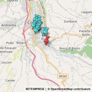Mappa Via Spirito Santo, 87100 Cosenza CS, Italia (1.75867)