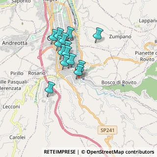 Mappa Via Spirito Santo, 87100 Cosenza CS, Italia (1.63429)