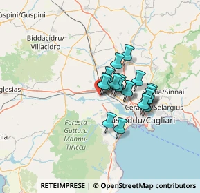 Mappa Via Sassari, 09010 Uta CA, Italia (9.7355)