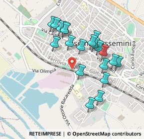 Mappa Via Roma, 09032 Assemini CA, Italia (0.4775)