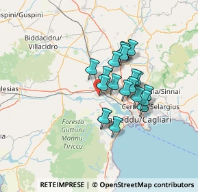 Mappa Via Umberto I, 09010 Uta CA, Italia (10.794)