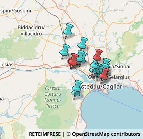 Mappa Via Umberto I, 09010 Uta CA, Italia (10.7165)