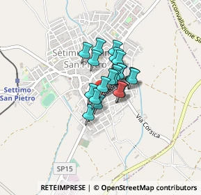 Mappa Via San Salvatore, 09040 Settimo San Pietro CA, Italia (0.2395)