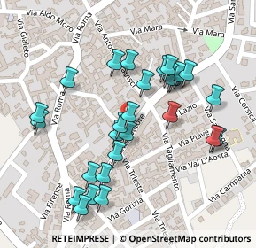 Mappa Via San Salvatore, 09040 Settimo San Pietro CA, Italia (0.13214)