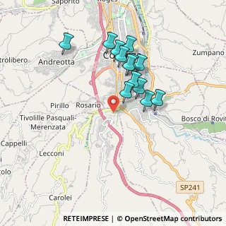 Mappa CAP, 87100 Cosenza CS, Italia (1.75769)
