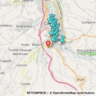 Mappa Via Irto Alta, 87100 Cosenza CS, Italia (1.54667)
