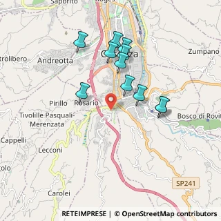Mappa CAP, 87100 Cosenza CS, Italia (1.86545)