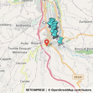 Mappa CAP, 87100 Cosenza CS, Italia (1.54846)