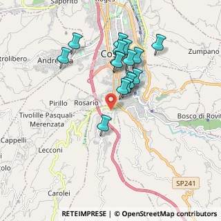 Mappa Via Irto Alta, 87100 Cosenza CS, Italia (1.75375)