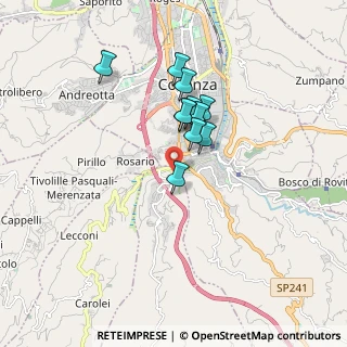Mappa Via Irto Alta, 87100 Cosenza CS, Italia (1.42182)
