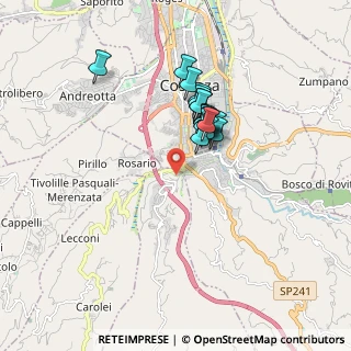 Mappa CAP, 87100 Cosenza CS, Italia (1.45824)