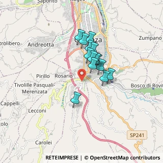 Mappa Via Irto Alta, 87100 Cosenza CS, Italia (1.36143)