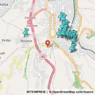 Mappa Via Irto Alta, 87100 Cosenza CS, Italia (1.14)