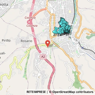 Mappa Via Irto Alta, 87100 Cosenza CS, Italia (1.047)