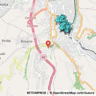 Mappa Via Irto Alta, 87100 Cosenza CS, Italia (1.157)