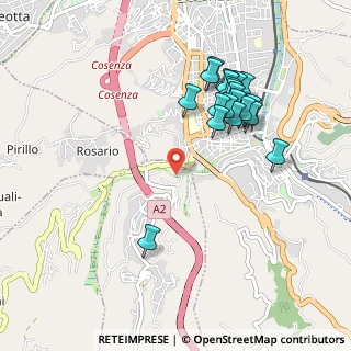 Mappa CAP, 87100 Cosenza CS, Italia (1.0585)