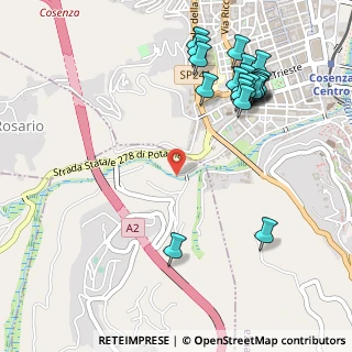 Mappa CAP, 87100 Cosenza CS, Italia (0.675)