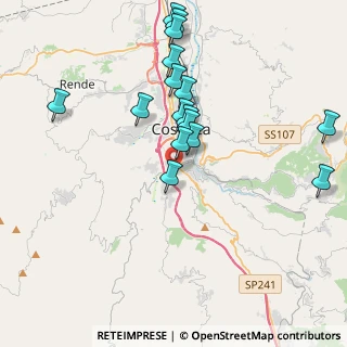 Mappa Via Irto Alta, 87100 Cosenza CS, Italia (4.3525)