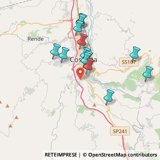 Mappa Via Irto Alta, 87100 Cosenza CS, Italia (4.01231)