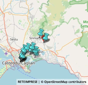 Mappa 09048 Sinnai CA, Italia (8.2235)
