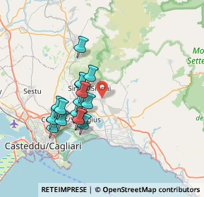 Mappa 09048 Sinnai CA, Italia (6.68688)