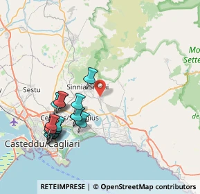 Mappa 09048 Sinnai CA, Italia (9.24889)