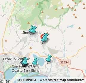 Mappa 09048 Sinnai CA, Italia (4.61417)