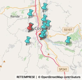 Mappa 87045 Cosenza CS, Italia (3.09545)
