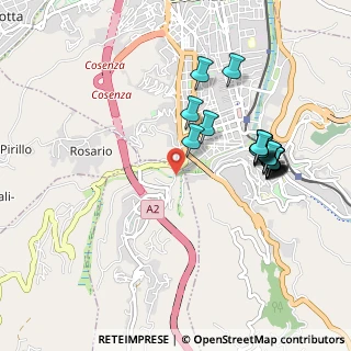 Mappa Via Francesco Principe, 87045 Cosenza CS, Italia (1.081)