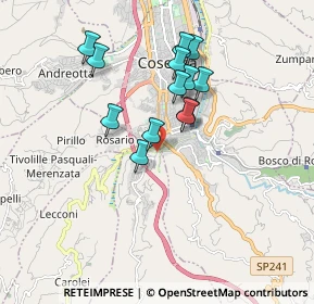 Mappa 87045 Cosenza CS, Italia (1.65692)