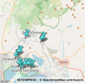 Mappa Via Antonio Gramsci, 09040 Maracalagonis CA, Italia (4.93545)