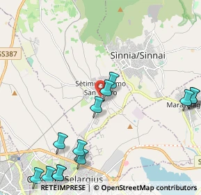 Mappa Via Gavino Dessì Deliperi, 09040 Settimo San Pietro CA, Italia (3.06308)