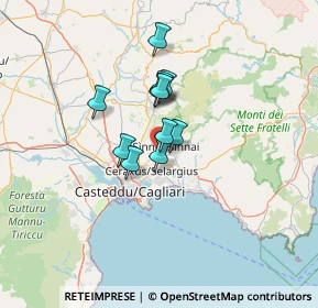 Mappa Via Gavino Dessì Deliperi, 09040 Settimo San Pietro CA, Italia (9.31636)
