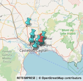 Mappa Via Gavino Dessì Deliperi, 09040 Settimo San Pietro CA, Italia (7.4925)