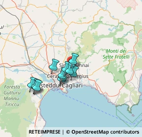 Mappa Via Gavino Dessì Deliperi, 09040 Settimo San Pietro CA, Italia (11.91)