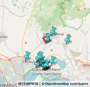 Mappa Via Gavino Dessì Deliperi, 09040 Settimo San Pietro CA, Italia (4.142)