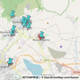Mappa Via Bologna, 09040 Maracalagonis CA, Italia (3.00091)