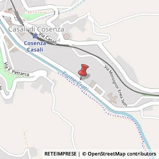 Mappa Via Donato Bendicenti, 123, 87100 Cosenza, Cosenza (Calabria)