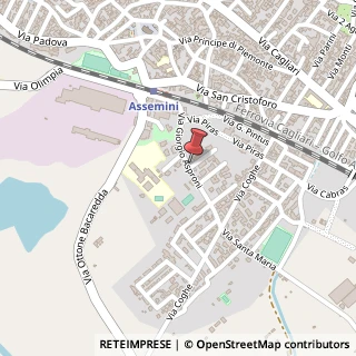 Mappa Via G. Asproni, 18, 09032 Assemini, Cagliari (Sardegna)