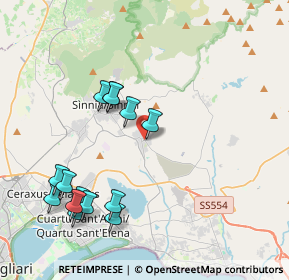 Mappa Via G. Garibaldi, 09040 Maracalagonis CA, Italia (4.74429)