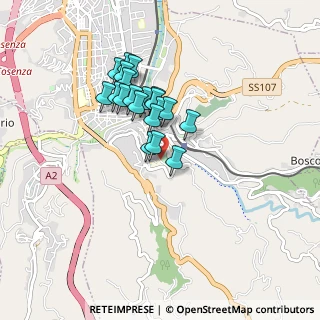 Mappa Via Paradiso, 87100 Cosenza CS, Italia (0.7405)