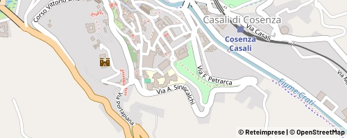 Mappa Cosenza