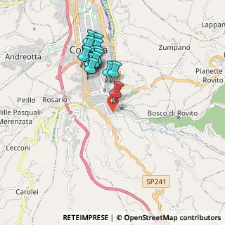 Mappa Via Paradiso, 87100 Cosenza CS, Italia (1.916)