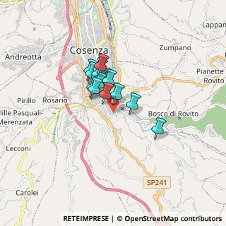 Mappa Via Paradiso, 87100 Cosenza CS, Italia (1.21)