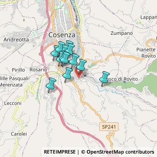 Mappa Via Paradiso, 87100 Cosenza CS, Italia (1.32154)