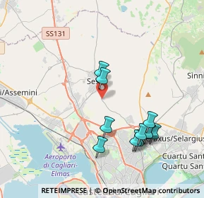 Mappa Via Madrid, 09028 Sestu CA, Italia (4.23364)