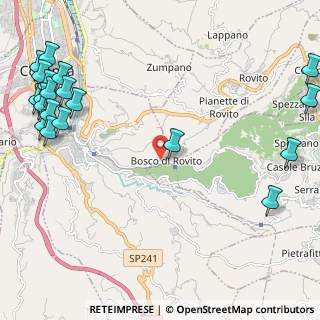 Mappa Via Antonio de Curtis, 87100 Cosenza CS, Italia (3.622)
