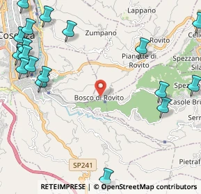 Mappa Via Edoardo De Filippo, 87050 Rovito CS, Italia (3.48889)