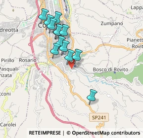Mappa Via Giosuè Carducci, 87100 Cosenza CS, Italia (1.82615)